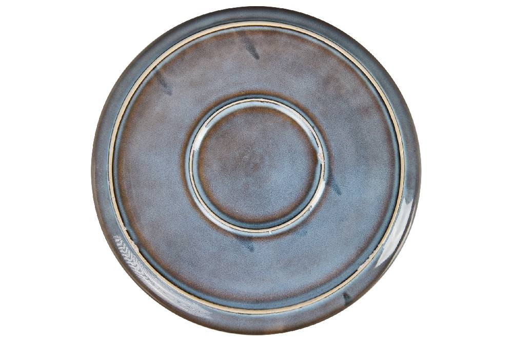 Novità Home Stone - Piatto Piano In Ceramica Grigio