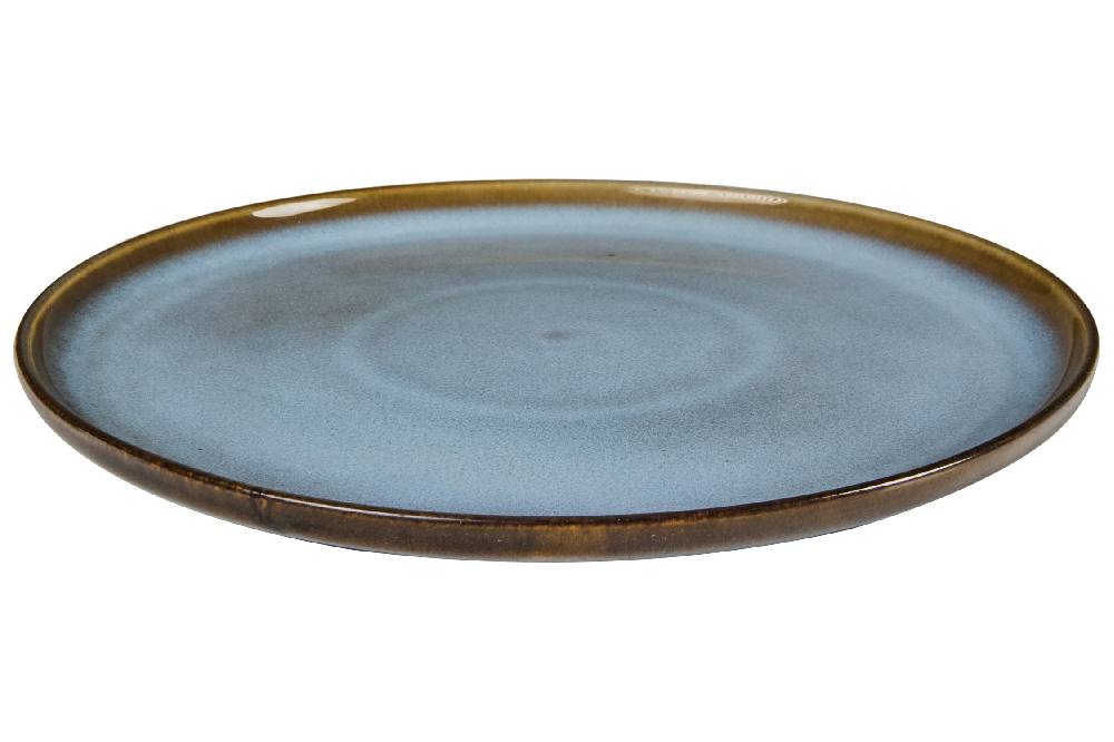 Novità Home Stone - Piatto Piano in Ceramica Grigio