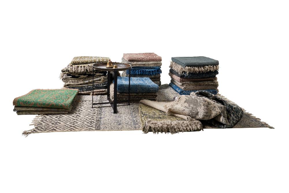 Novità Home Tappeto 140x200 Con Rombi Beige