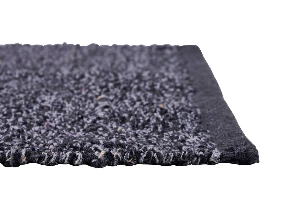 Novità Home Tappeto Bucle 60x90 Grigio E Nero