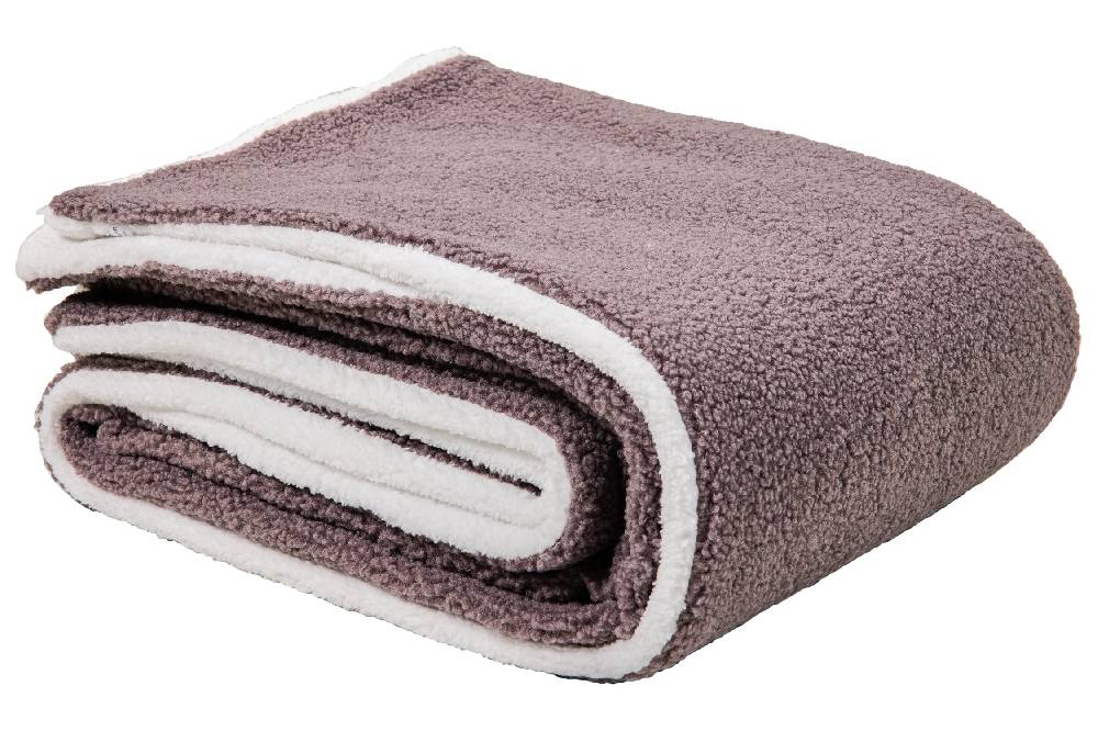 Novità Home Teddy - Plaid Grigio Soft Touch