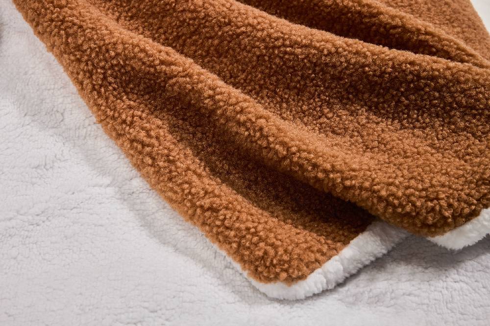 Novità Home Teddy - Plaid Marrone Soft Touch