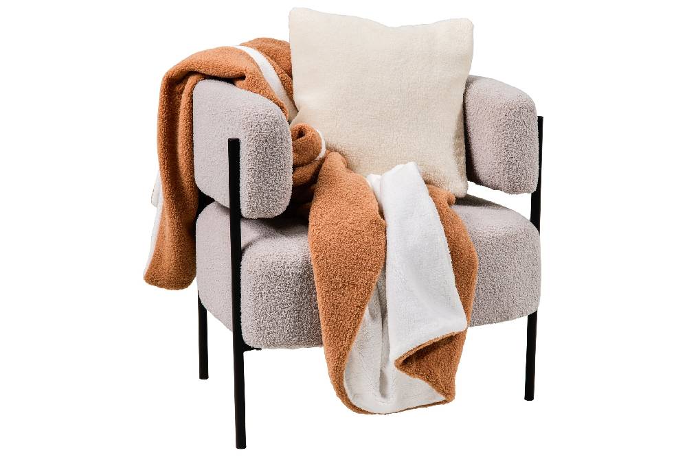 Novità Home Teddy - Plaid Marrone Soft Touch