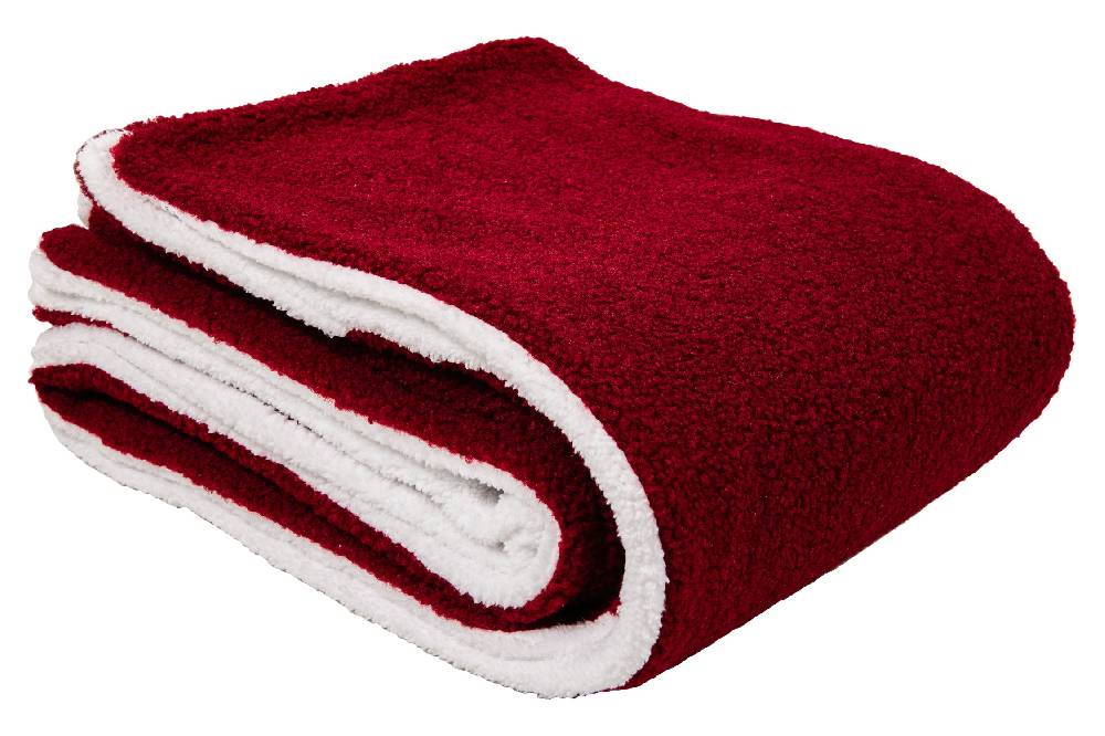 Novità Home Teddy - Plaid Rosso Soft Touch