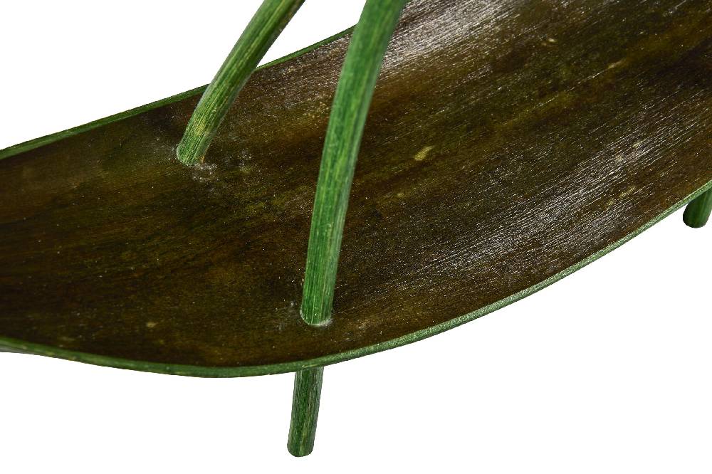 Novità Home Tray - Foglia Di Banano Con Manico Verde