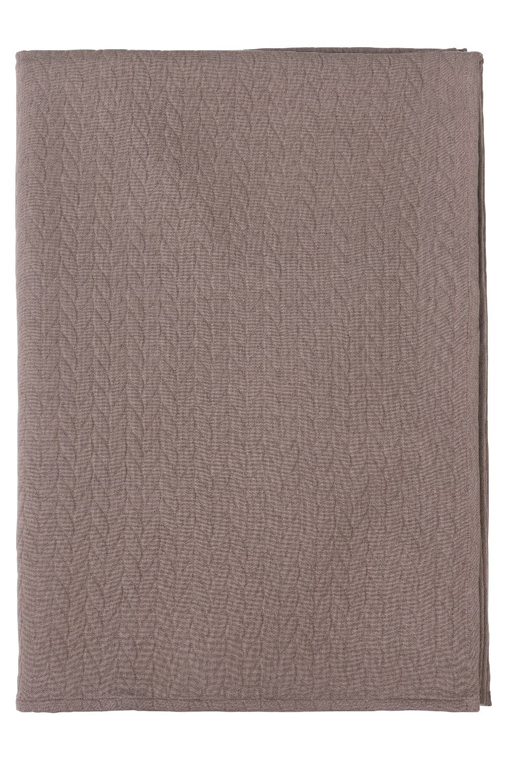 Novità Home Treccia - Coperta 250x270 Beige