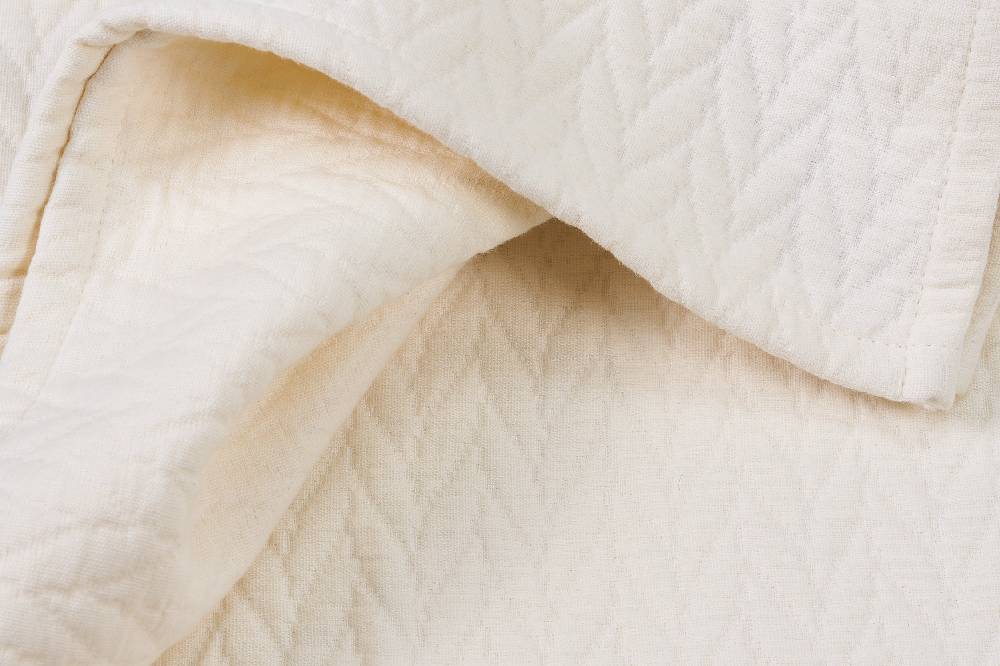 Novità Home Treccia - Coperta 250x270 Bianca