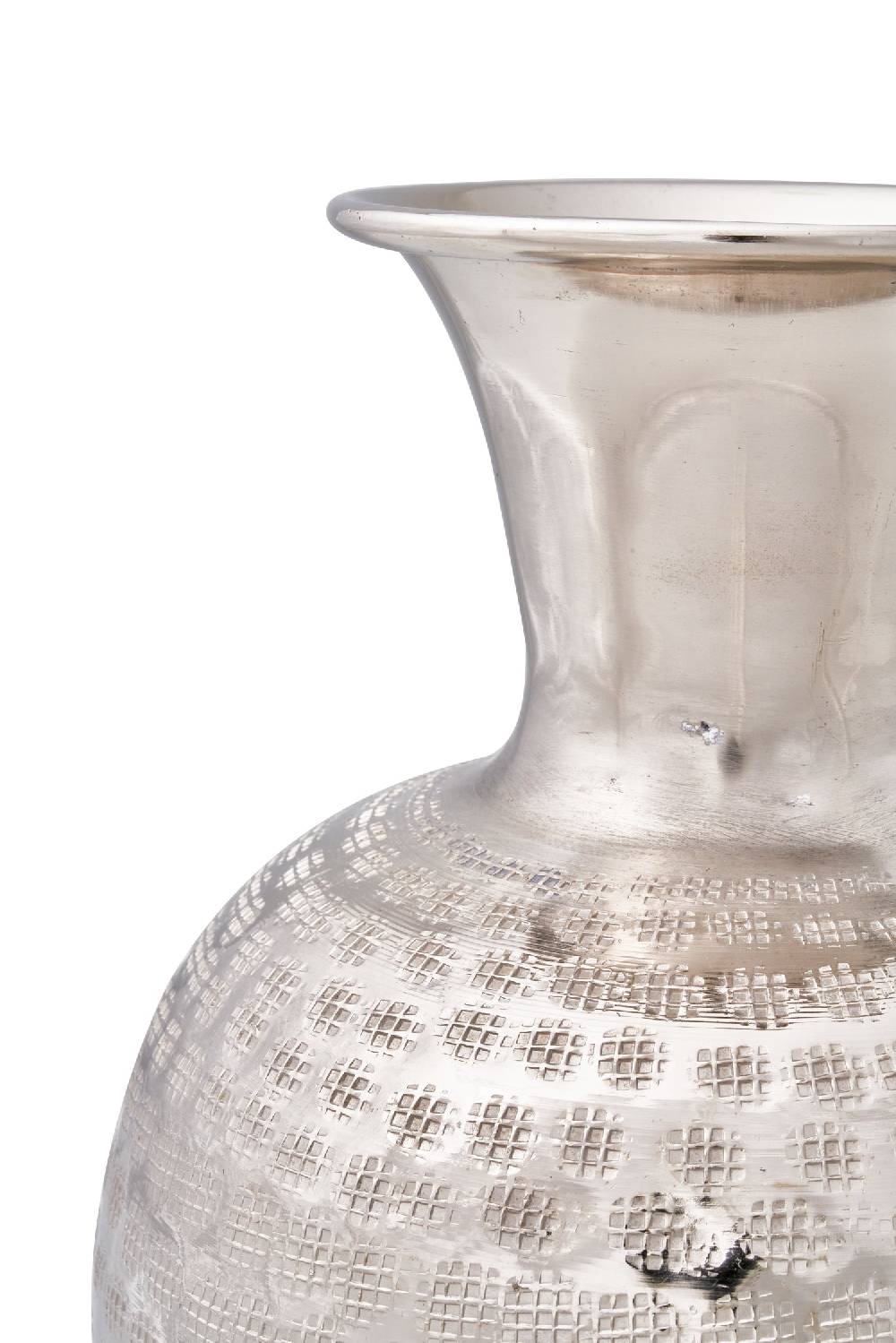 Novità Home Vaso Grande Color Argento