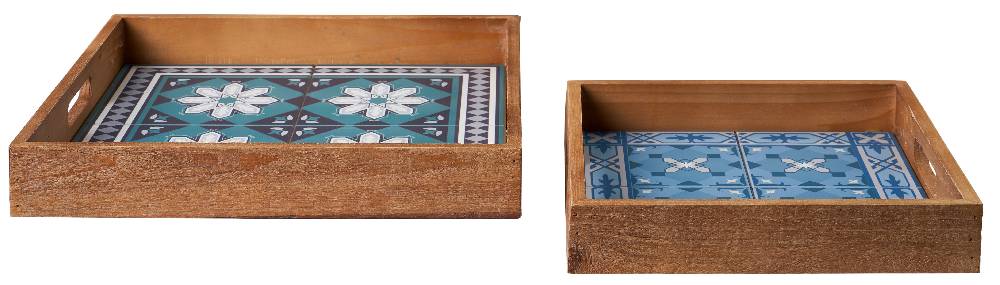 Novità Home Vassoi Maioliche Set 1/2