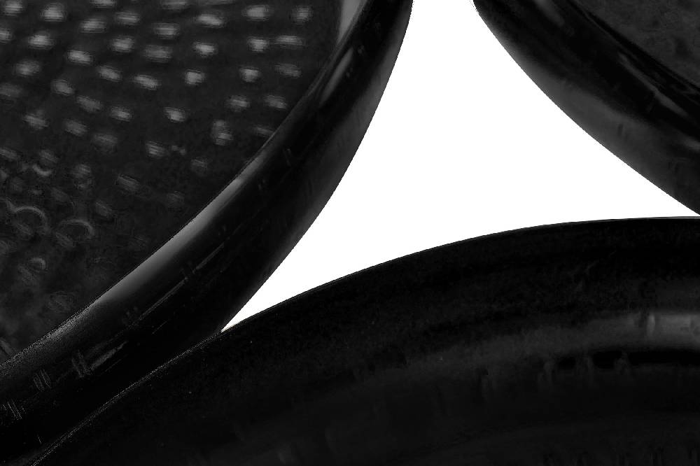 Novità Home Vassoi Rotondi Set 1/3 Metallo Nero