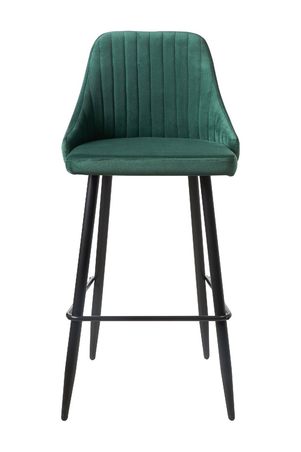 Novità Home Velvet - Sgabello Velluto Verde