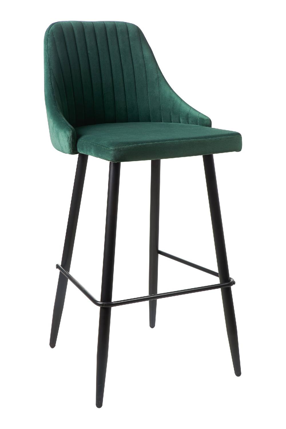 Novità Home Velvet - sgabello velluto verde