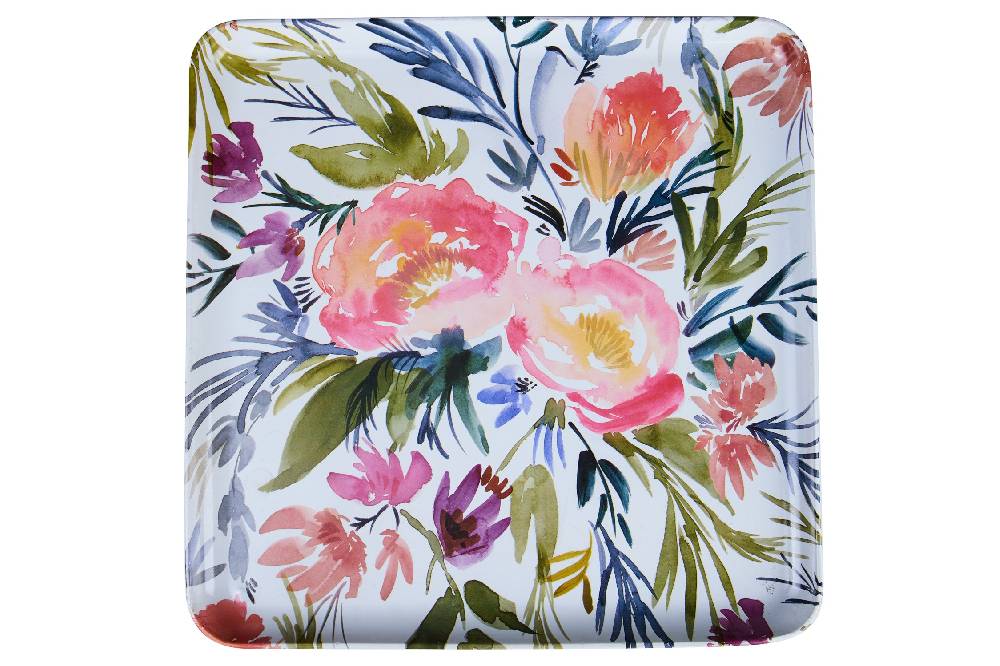 Novità Home Vincent - Vassoio Quadrato Floreale Jour