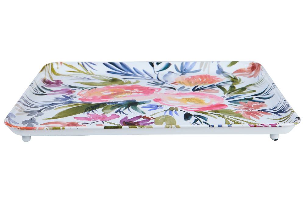 Novità Home Vincent - Vassoio Quadrato Floreale Jour