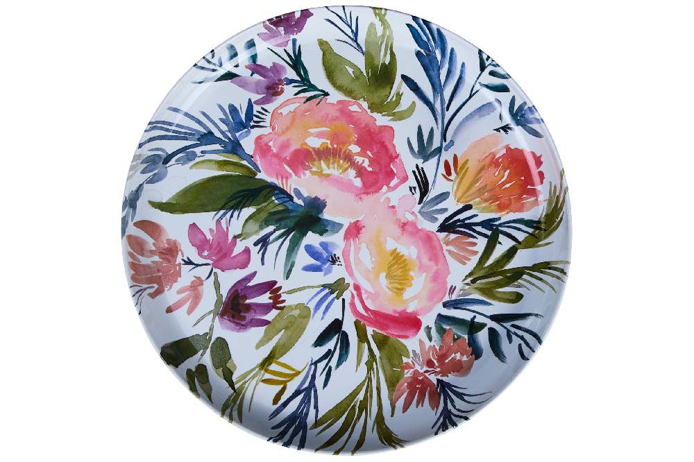 Novità Home Vincent - Vassoio Tondo Floreale Jour