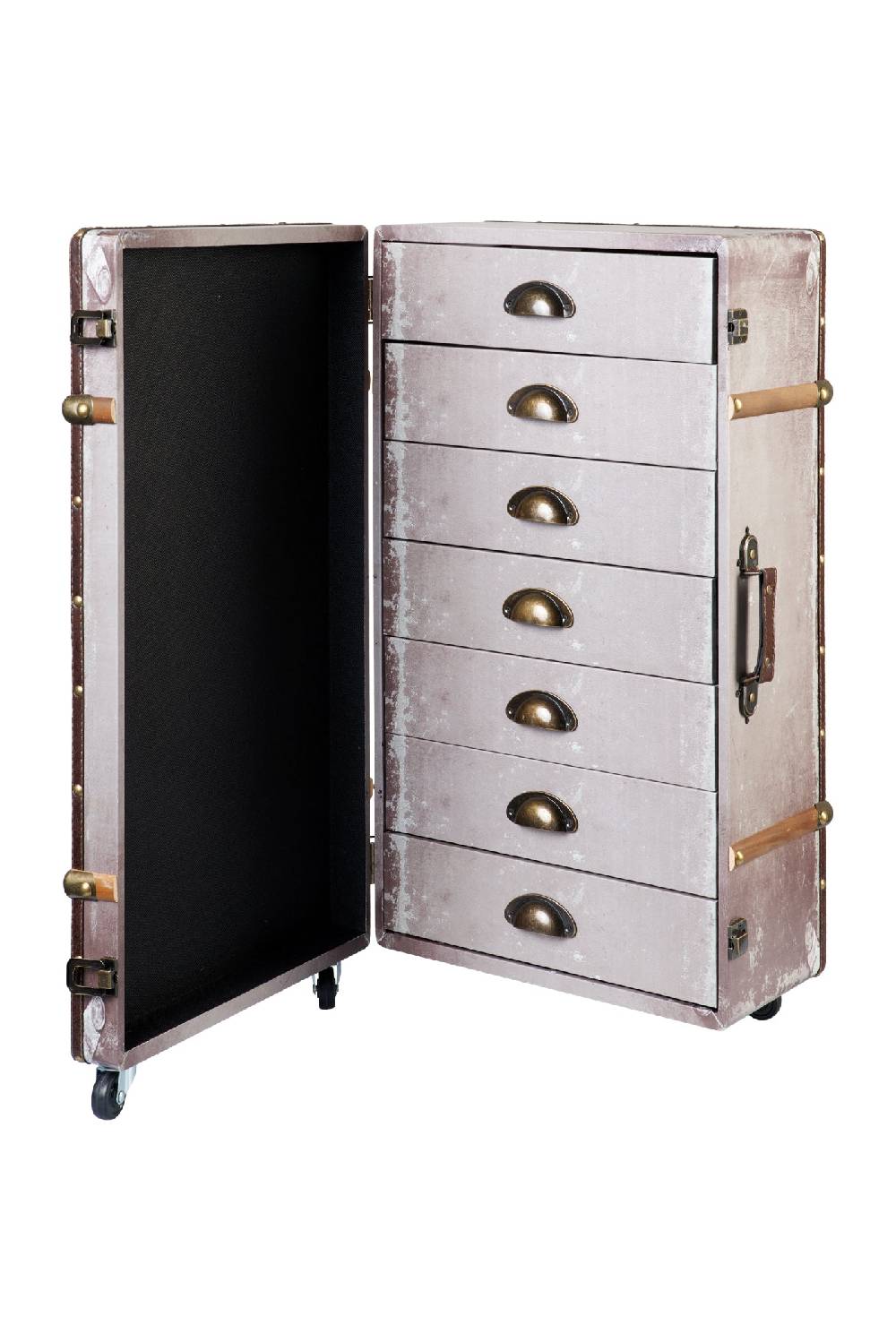 Novità Home Vintage - baule da viaggio con cassetti