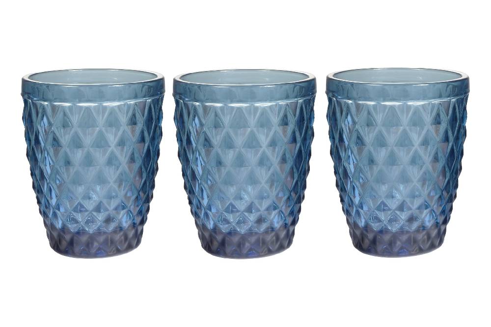 Novità Home Winston - Bicchiere Acqua In Vetro Blue