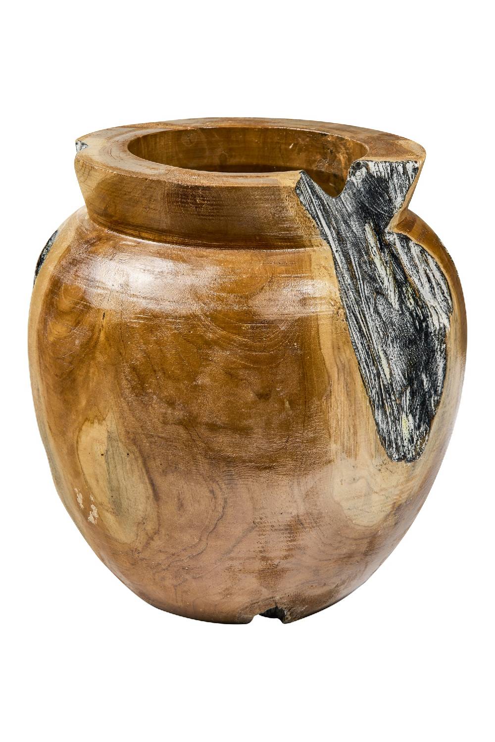 Novità Home Wood Art - Vaso Orcino Teak