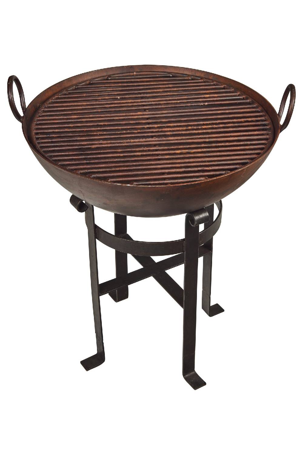 Novità Home Outside - Braciere Su Piedistallo In Ferro