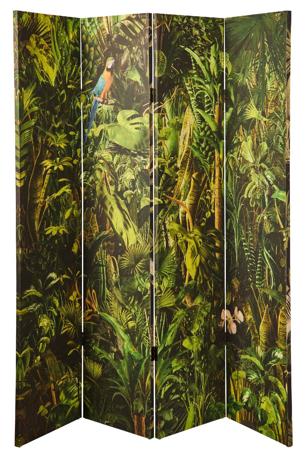 Novità Home Paravento - Jungle Fronte Retro 4 Ante Linen