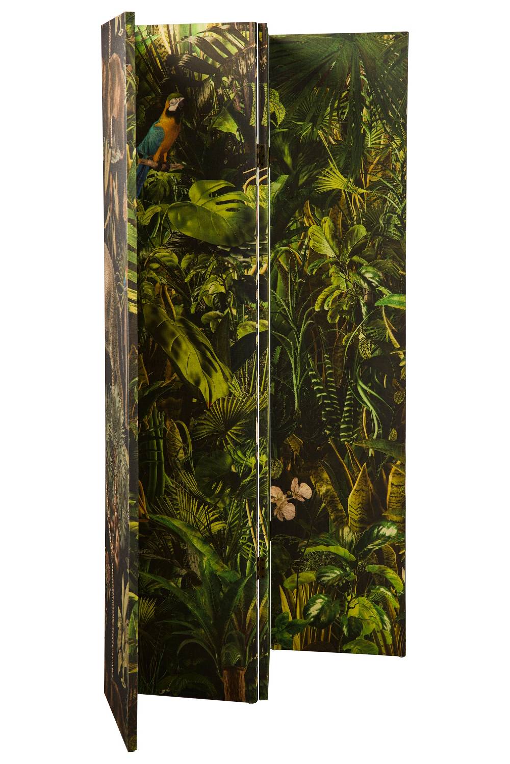 Novità Home Paravento - Jungle Fronte Retro 4 Ante Linen
