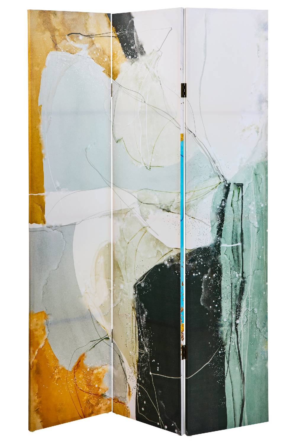 Novità Home Paravento - Marble Multi Colors 3 Ante Canvas