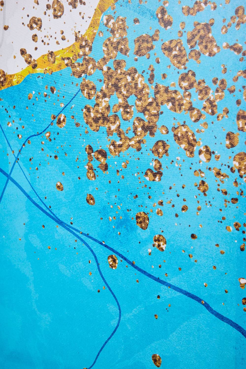 Novità Home Paravento - Marble Multi Colors 3 Ante Canvas