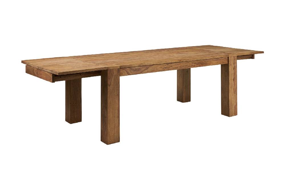 Novità Home Perth - Tavolo Pranzo In Legno Prolunghe A Scomparsa