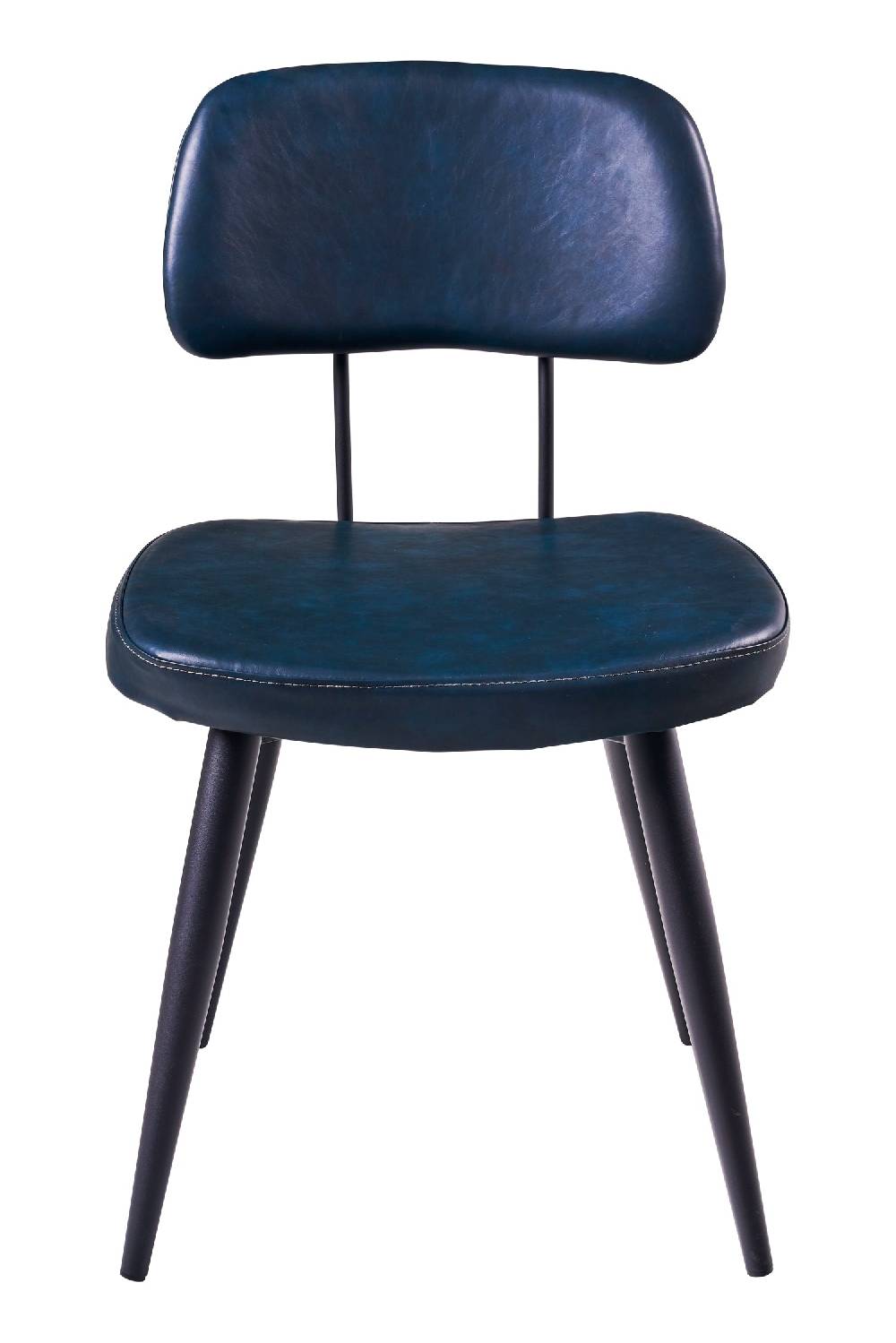 Novità Home Piera - Sedia Con Maniglia In Ferro Pu Blue