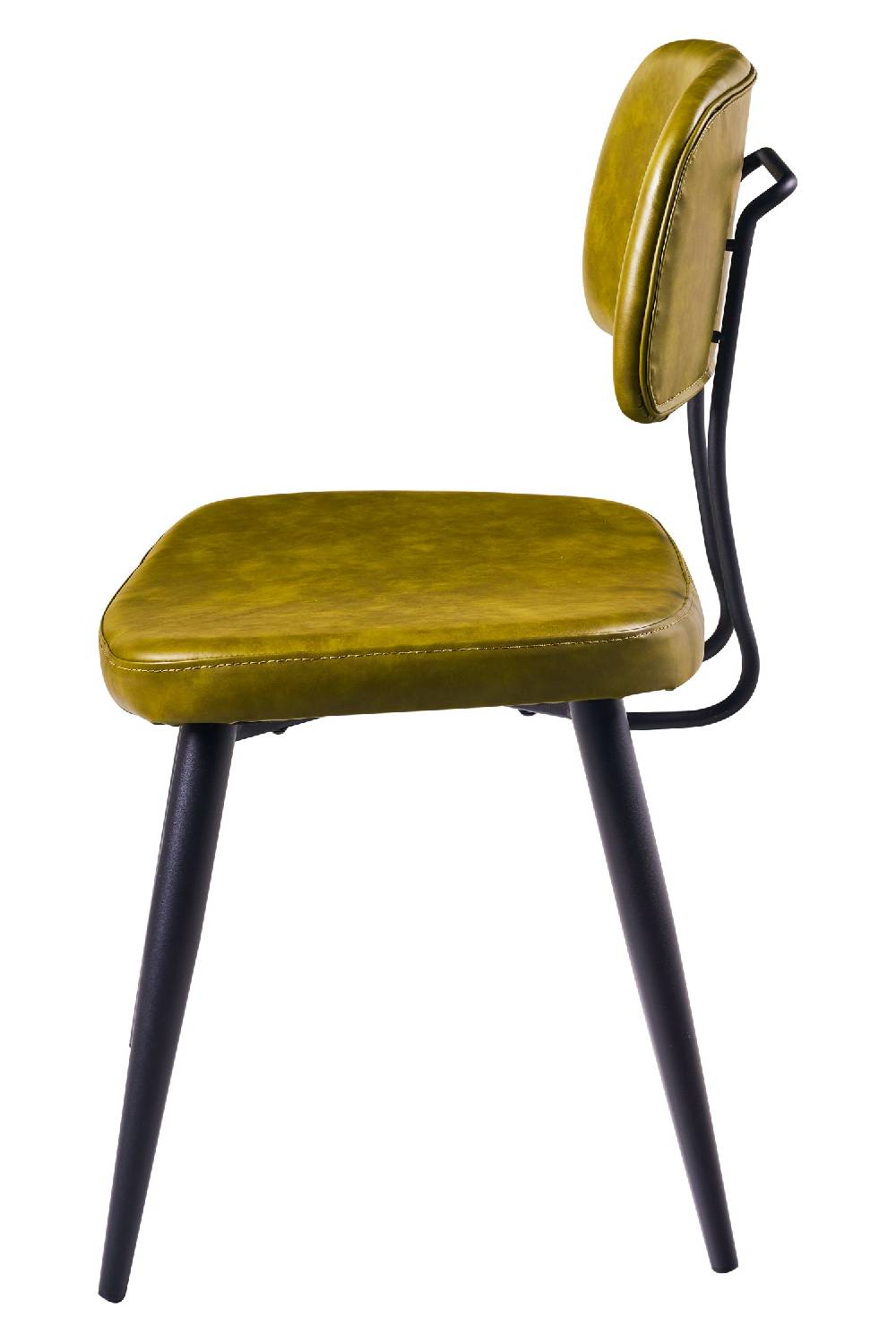 Novità Home Piera - Sedia Con Maniglia In Ferro Pu Green