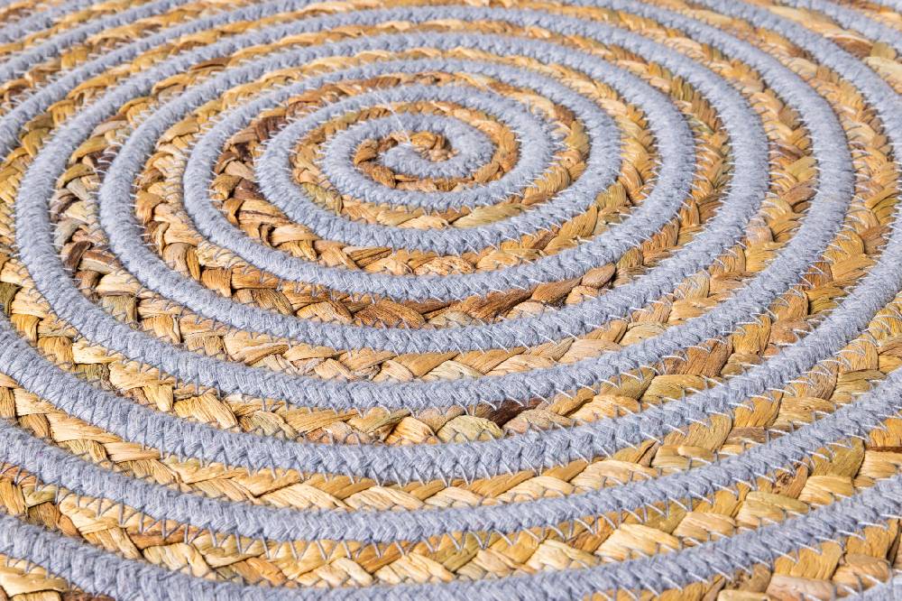 Novità Home Placemate - Circle Naturale E Grey Set 1/4