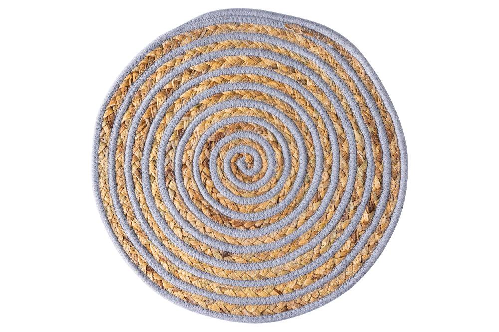 Novità Home Placemate - Circle Naturale E Grey Set 1/4