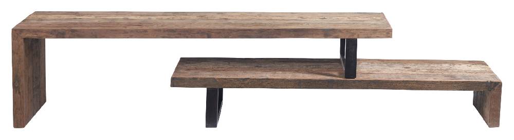 Novità Home Porta tv componibile in legno di recupero e metallo