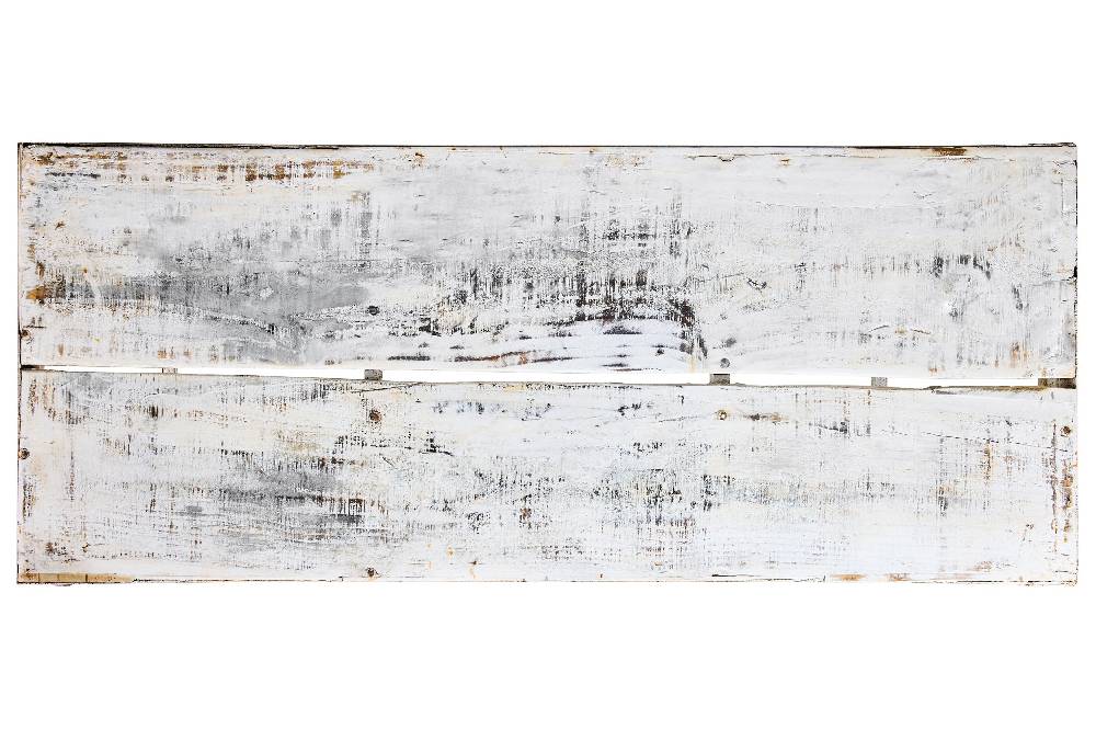 Novità Home Recycle - Tavolo/Panca Fratina Party White Wash 150X60