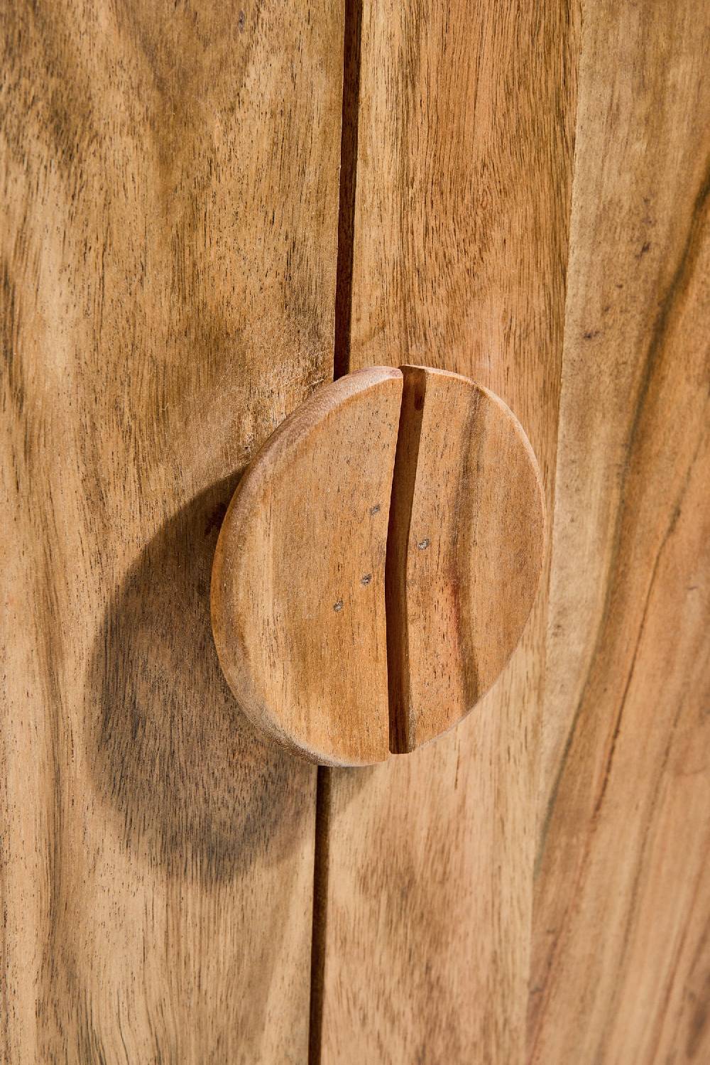 Novità Home Rockler - Mobiletto In Legno Di Acacia 2 Ante