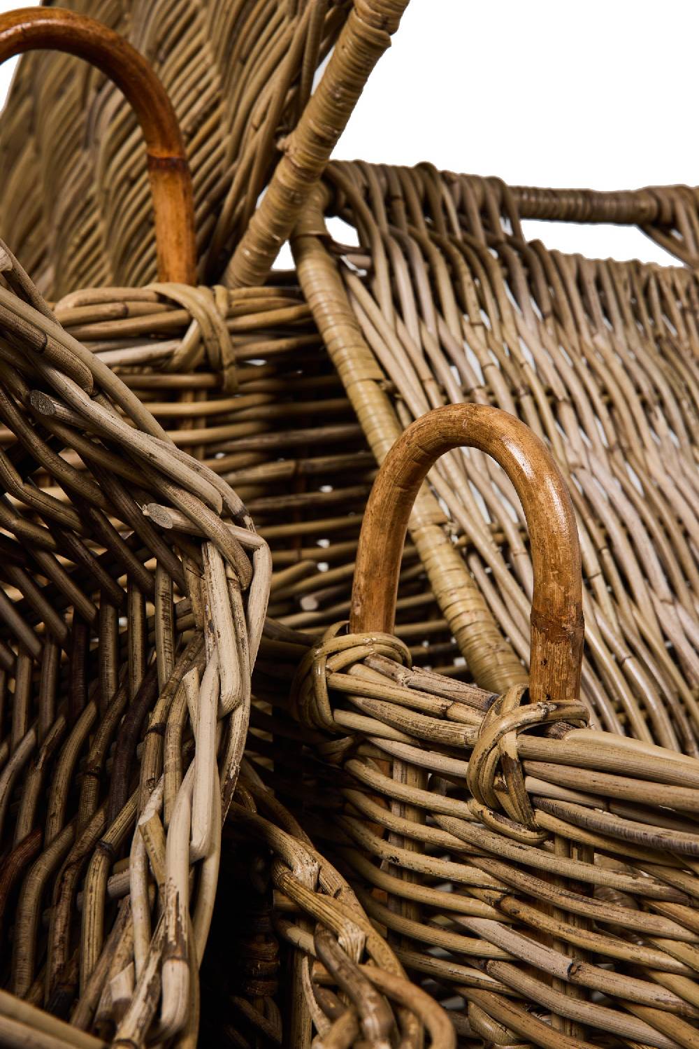 Novità Home Rush Weaves - 2 Bauli Con Coperchio + 3 Ceste Set 1/5