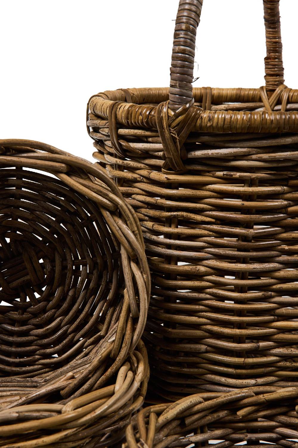 Novità Home Rush Weaves - Cesta Con Manico Con 3 Cestini Set 1/4