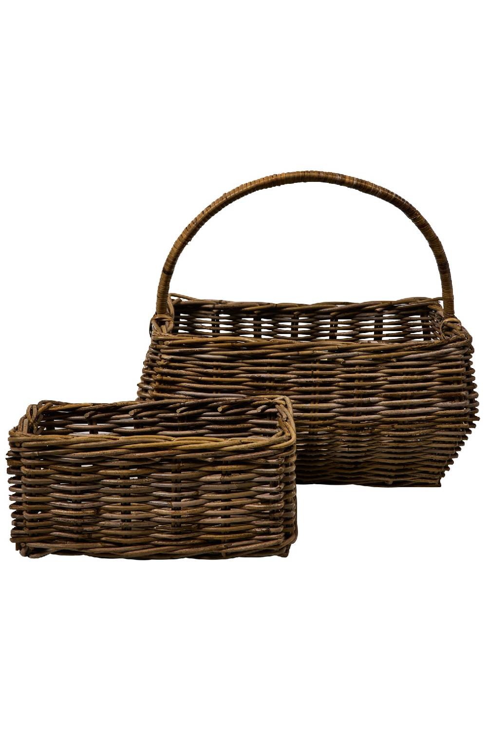 Novità Home Rush Weaves - Sporta Con Manico +1 Cesta Rett. Set 1/2