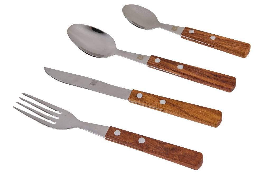 Novità Home Saint Louis - Posate Set 1/16 Manico Legno