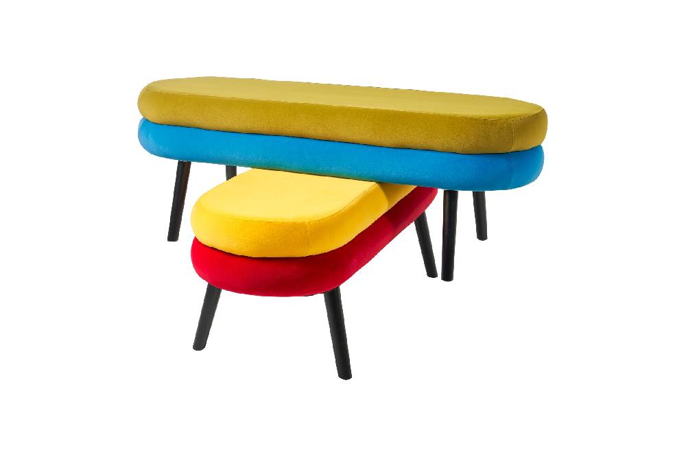 Novità Home Sandwich - Panchetta 2 Posti Rossa E Gialla