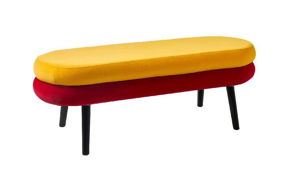 Novità Home Sandwich - panchetta 2 posti rossa e gialla