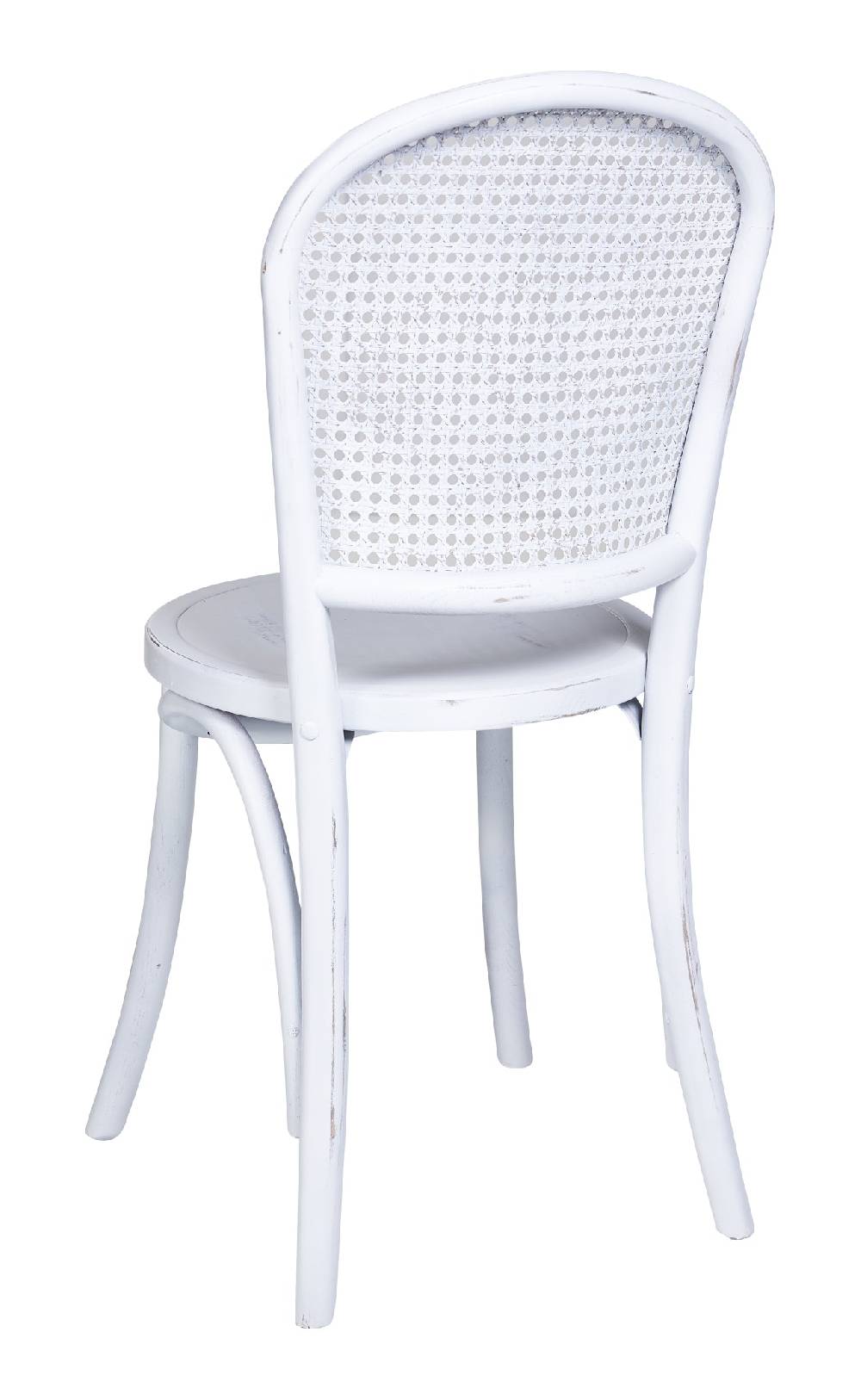 Novità Home Sedia Legno White Washed Schienale Paglia Di Vienna