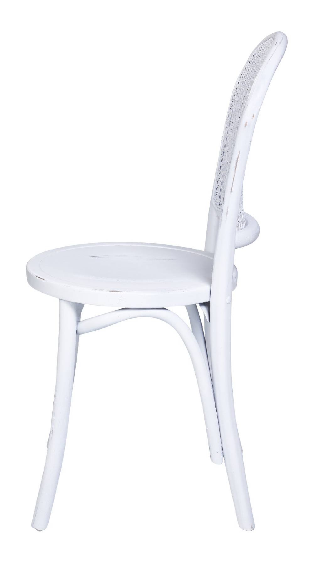 Novità Home Sedia Legno White Washed Schienale Paglia Di Vienna