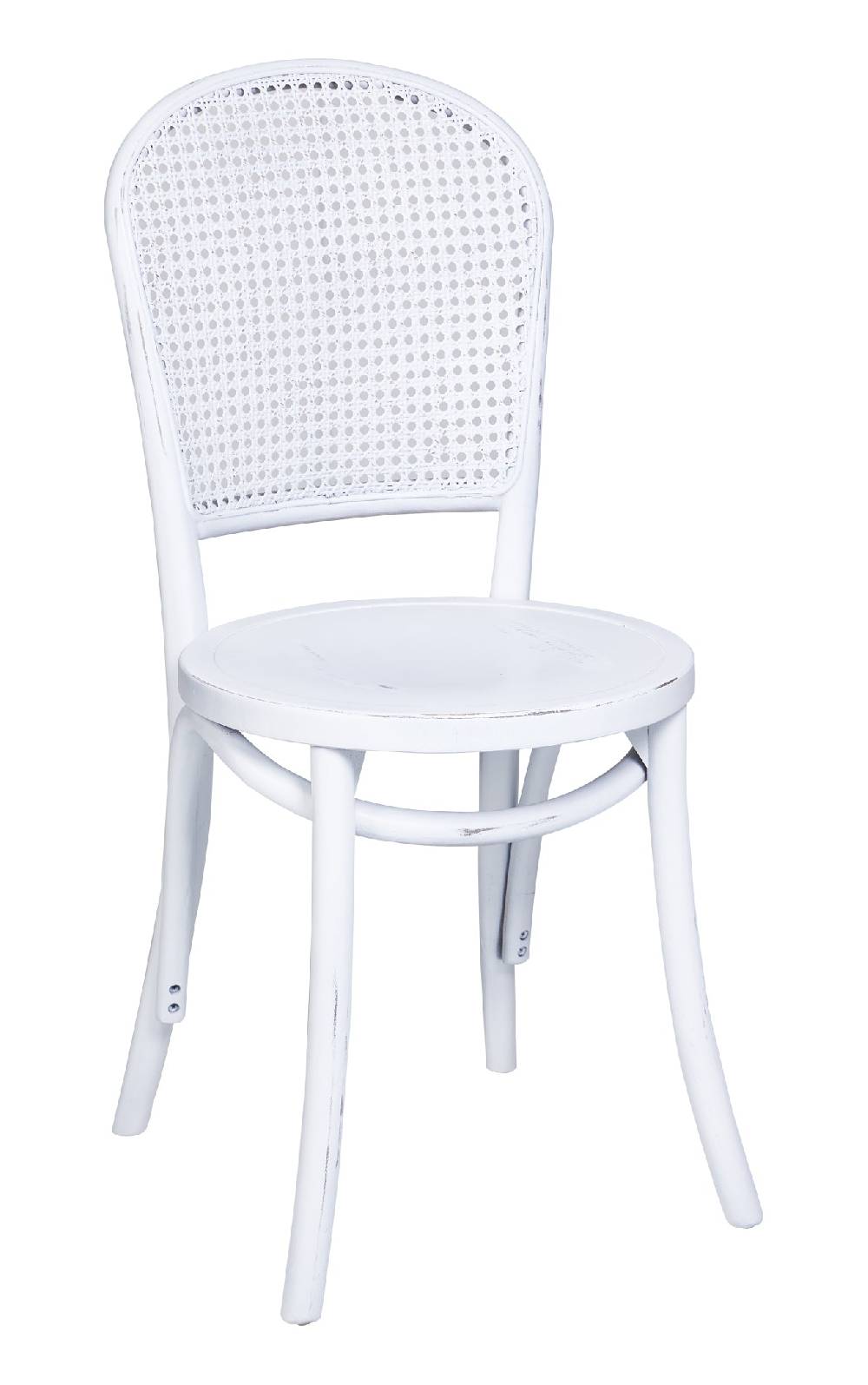 Novità Home Sedia legno white washed schienale paglia di vienna