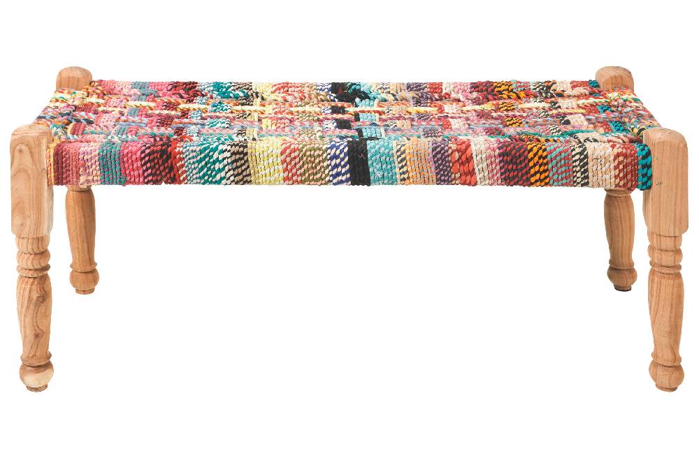 Novità Home Set 1/3 Panca E Sgabello New Item Multicolor