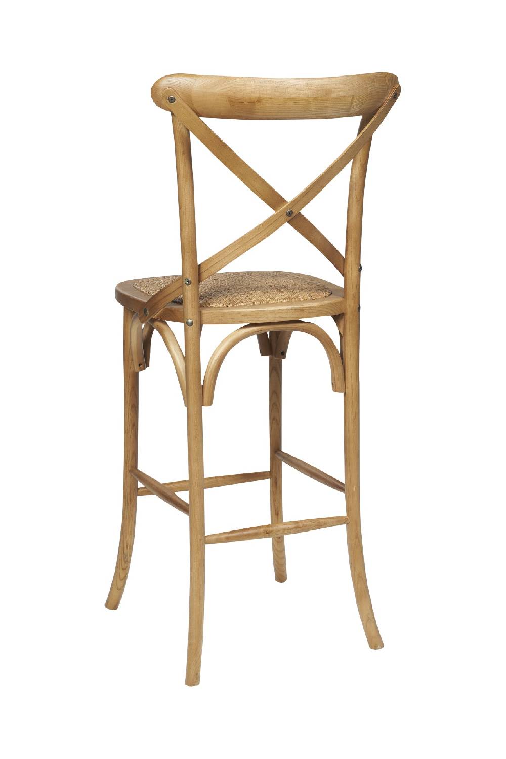 Novità Home Sgabello Alto In Legno Naturale Intreggio Legno