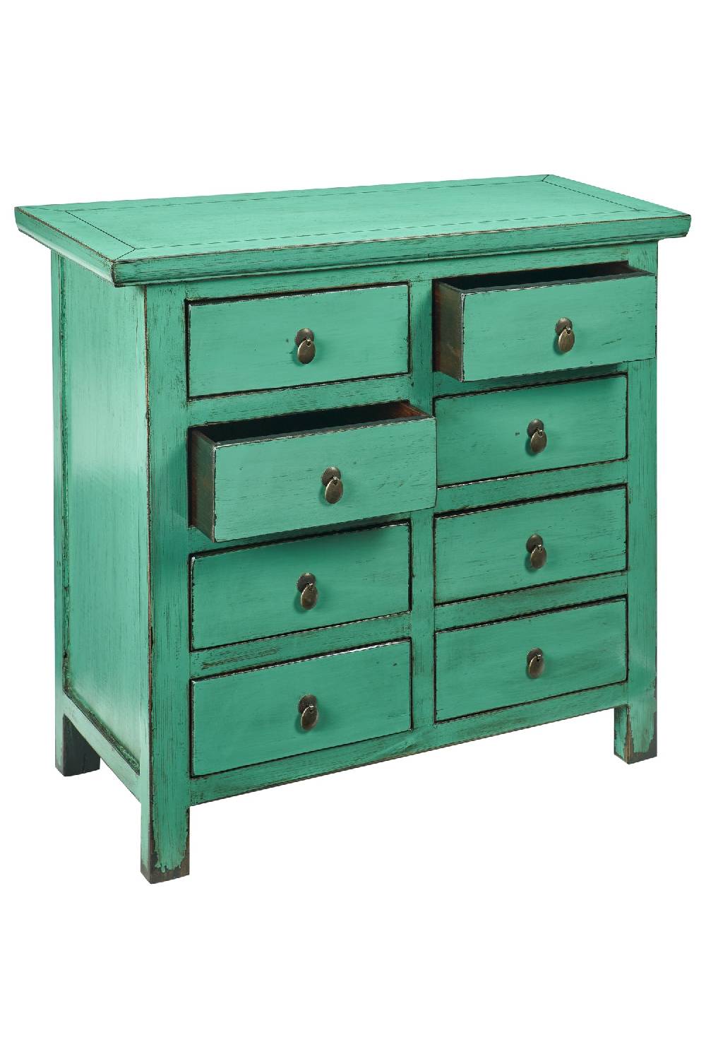 Novità Home Shangai - Cassettiera 8 Cassetti Verde Menta