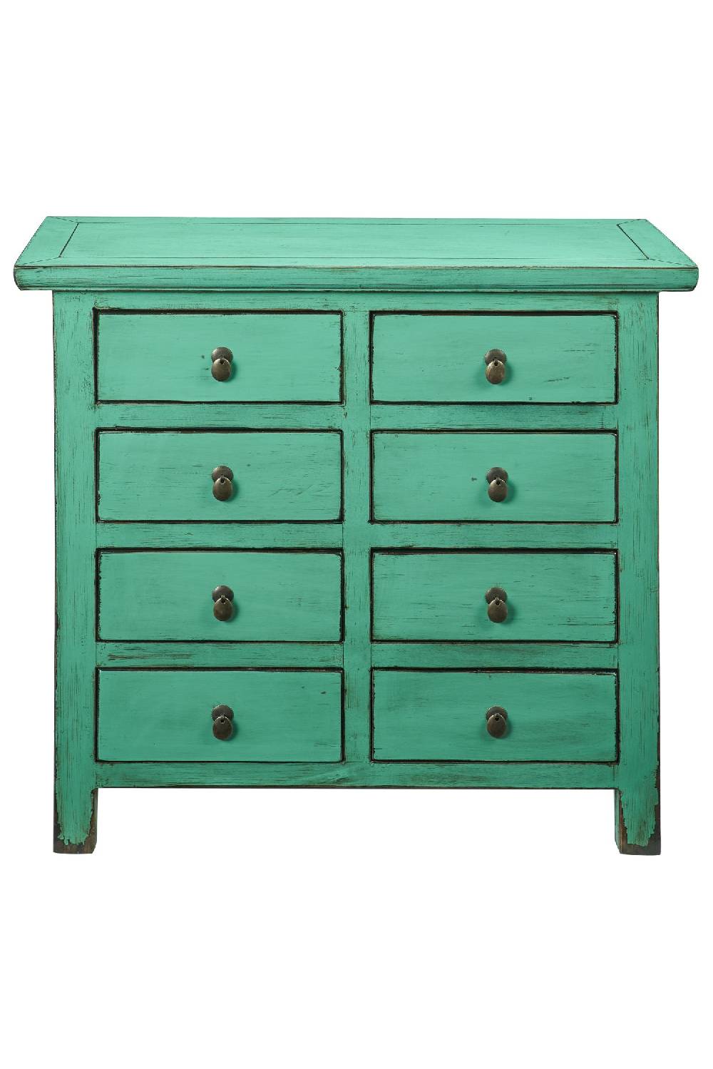 Novità Home Shangai - cassettiera 8 cassetti verde menta