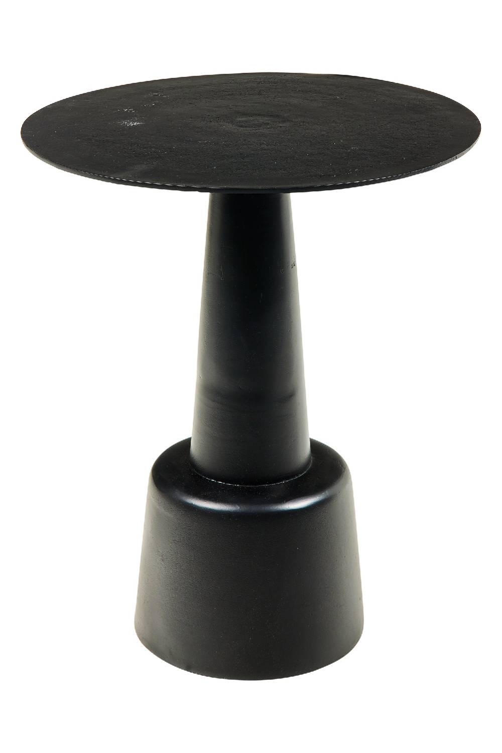 Novità Home Side Coffee Tables - Tavolino Tondo Con Base Cono Tronco