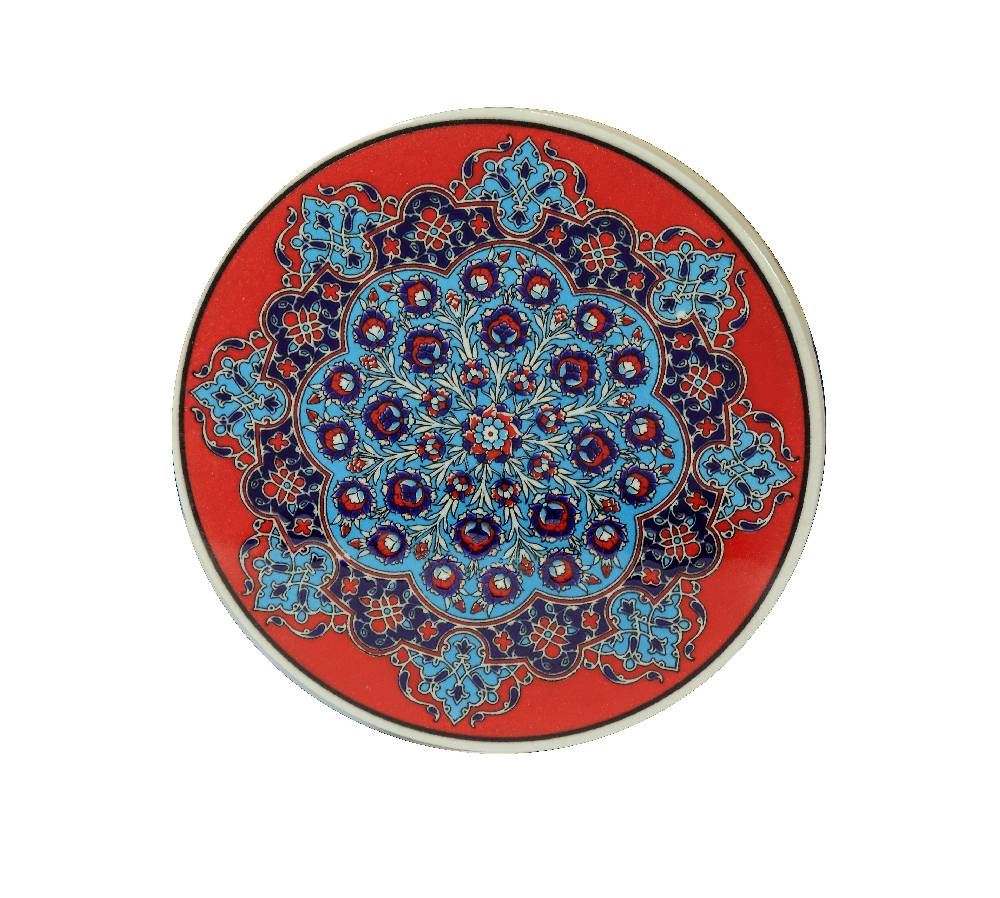 Novità Home Sottopentola rotondo decoro a mano in ceramica